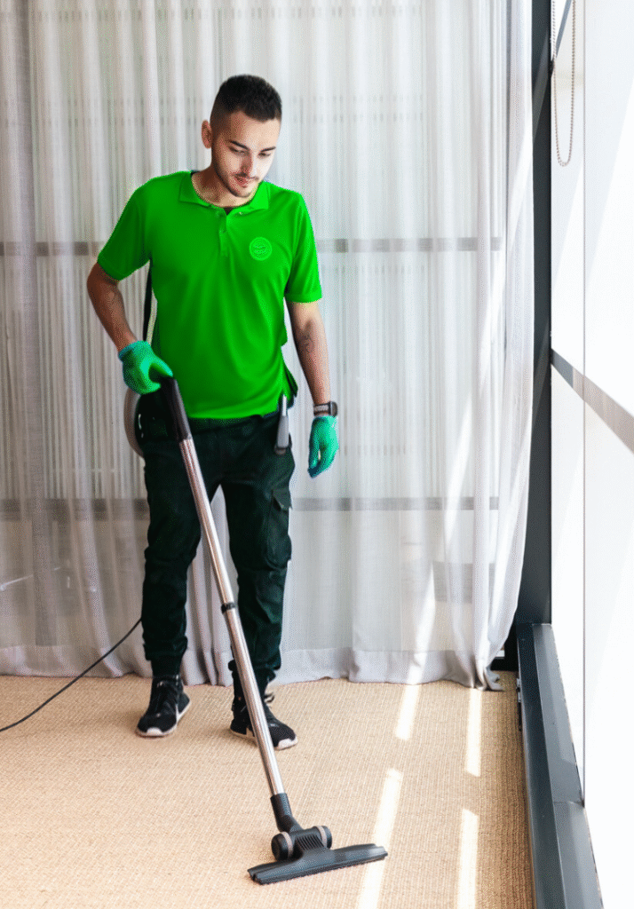 Office carpet cleaning service offered by No Time For Grime.