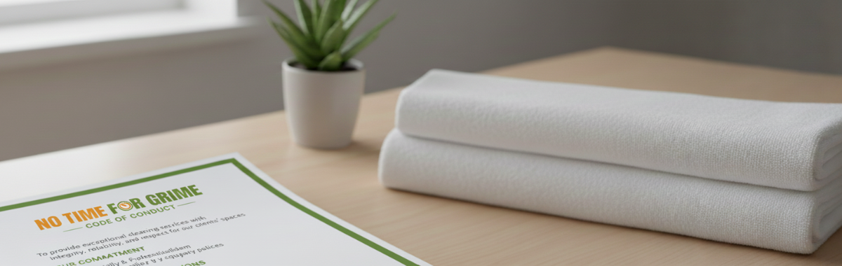 No Time For Grime code of conduct document.